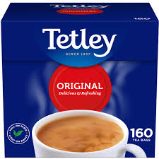 Tetley - Té Negro Original en Caja de 160 Unidades