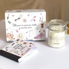 Pack Regalo Madre Happymots: Vela Aromática y 50 Tarjetas