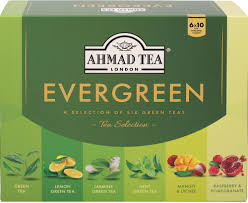 Ahmad Tea Evergreen: Surtido de 6 Tés Verdes