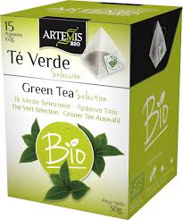 Artemisbio Té Verde Ecológico en Pirámide - 15 Bolsitas