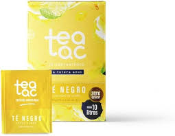Tetera Azul: Té Negro Frío Sabor Limón en Sobres