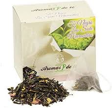 Aromas de Té: Mezcla Afrutada de Té Verde y Negro