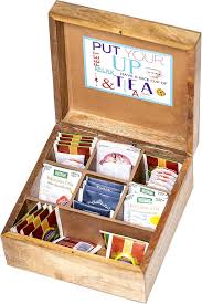 Caja de Té Emotiset: Almacenaje Rústico Vintage de Madera