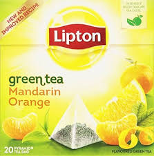 Lipton - Té Verde Mandarina 20 Bolsitas