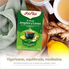 Té Verde Ayurvédico de Jengibre y Limón