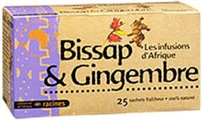 Infusiones Naturales de Bissap y Jengibre - Lote de 2 Cajas