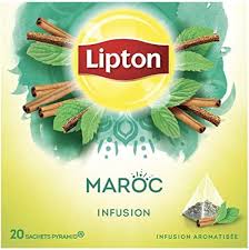 Infusión Marruecos Lipton - Lote de 4 x 40g