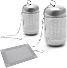 Juego de 2 Filtros de Té de Acero Inoxidable