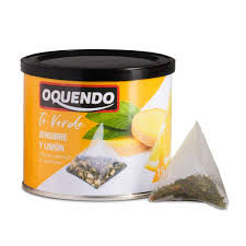 Oquendo - Té Verde con Jengibre y Limón - Pack de 3 x 30g