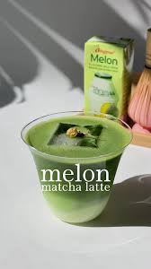 Latte de Melón y Matcha