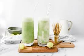 Matcha Latte Helado de Melón