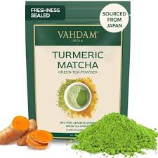 Té Verde Matcha de Cúrcuma VAHDAM (50 Tazas)