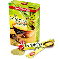 Té Matcha Soluble Pompadour - 12 Sobres Energizantes