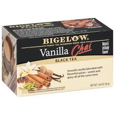 Té Chai de Vainilla Bigelow - 20 Bolsitas (Paquete de 6)