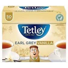 Tetley Earl Grey - Té Negro con Aroma de Vainilla