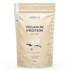 Proteína Vegana Nutri+ Vainilla 1kg - 83% Proteína Vegetal
