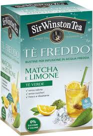 Tè Verde Freddo Matcha e Limone Sin Zuccheri - 3 x 18 Bustine