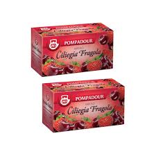 Infusión Frutal Sin Cafeína: Té de Cereza y Fresa - 40 Bolsitas