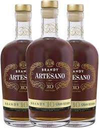 Brandy Artesano Vidal X.O. Extra Viejo - Caja de 3 Botellas 70 cl