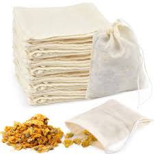 Bolsas de Muselina de Algodón SCHYIDA - 50 Piezas