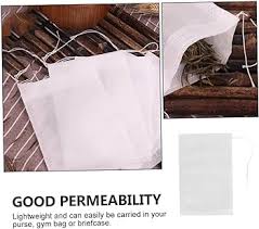 Bolsa de Infusión No Tejida PRETYZOOM - 100 Piezas