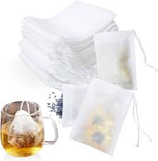200 Filtros de Té de Papel para Té Suelto - 7 x 9 cm