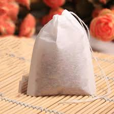 Juego de 100 Bolsas de Té Vacías con Cuerda