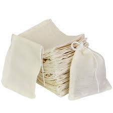 PERFETSELL: 50 Bolsas de Té de Muselina 8x10cm