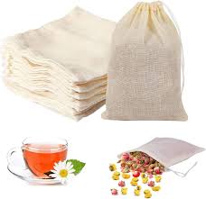 100 Bolsas de Filtro de Té con Cordón