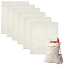 Paquete de 6 Bolsas de Té Reutilizables de Gasa