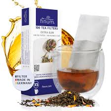 Filtro de Té de Papel Finum - Jardín Blanco/Opulento