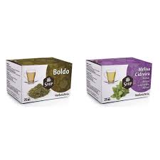 Infusiones de Boldo y Melisa - 25 Bolsitas Cada Una