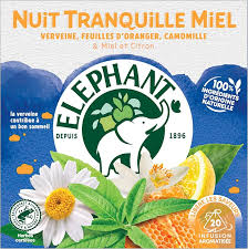 Infusión Nocturna Elefante: Miel y Limón - 20 Sobres