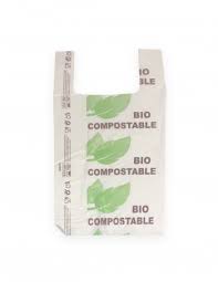 Bolsa Compostable Asa Camiseta 48x60 cm - 100 Unidades