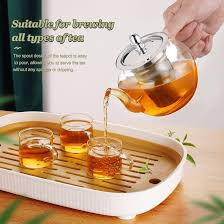 Tetera de Vidrio PluieSoleil 600 ml con Infusor