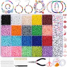 Abalorios AOLLEN 3mm para Pulseras - 9600 Piezas