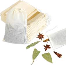 30 Saquitos de Algodón para Especias - 8x10 cm