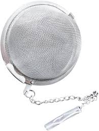 Colador de Té de Acero Inoxidable con Cadena