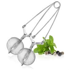 Infusores de Té de Acero Inoxidable COM-FOUR® (2 Piezas)