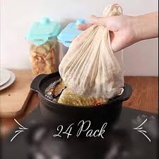 Paquete de 24 Bolsas de Malla para Sopa