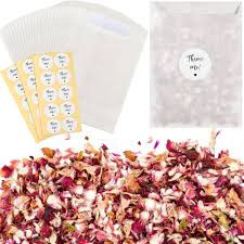 Bolsas de Confeti Floral para Bodas - 50 Sets