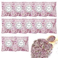 12 Bolsas de Confeti de Flores Secas para Bodas