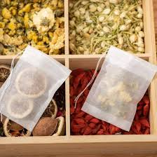 Bolsas de Té Desechables de Fibra de Maíz - 100 Uds