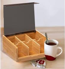 Caja de Té de Madera para Infusiones - 21