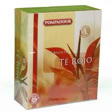 Infusiones de Té Rojo Pompadour - Caja de 100 Bolsitas