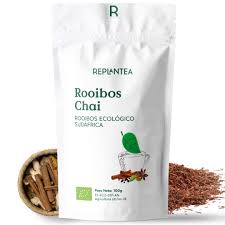 Chai Rooibos Orgánico Sin Teína - 100g (50 Tazas)