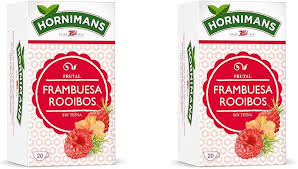 Infusión Natural de Frambuesa Rooibos - Sin Teína (Paquete de 2)
