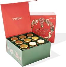 Pack Navideño de Tés VAHDAM: 9 Sabores Exclusivos
