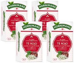 Hornimans Té Rojo con Anís y Ciruela - 4 Paquetes de 20 Bolsitas
