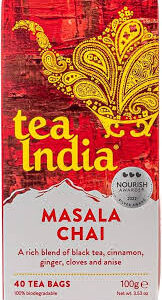 Masala Chai India - 40 Bolsitas de Té